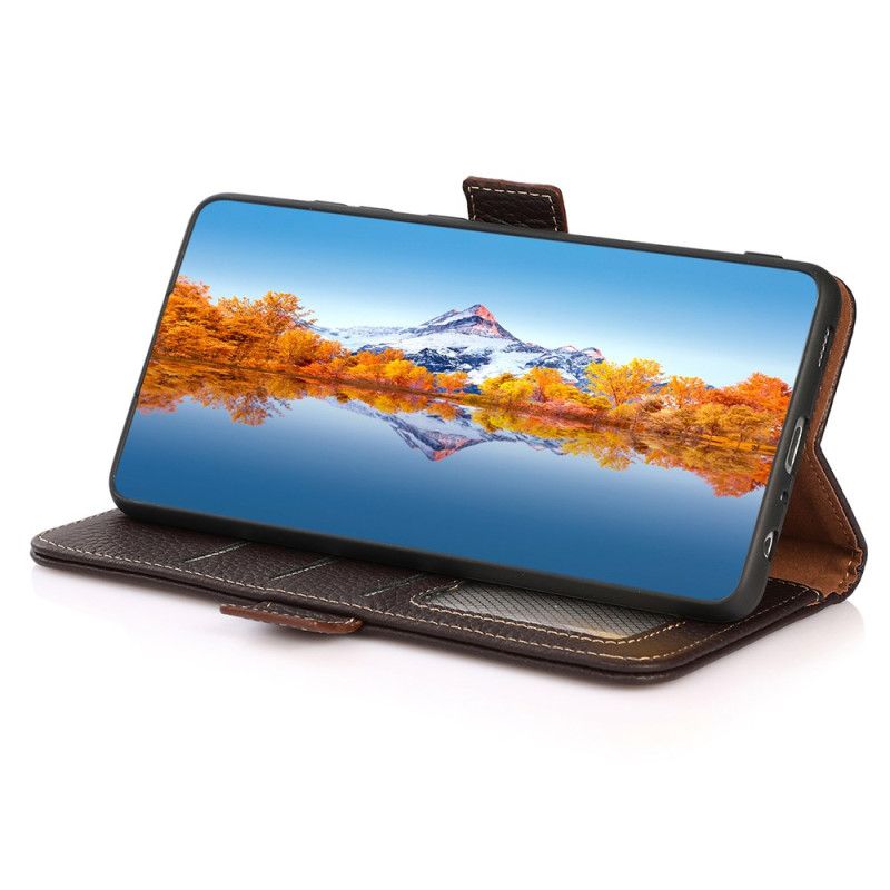 Folio-hoesje Oneplus 13r Khazneh Leer Rfid-bescherming