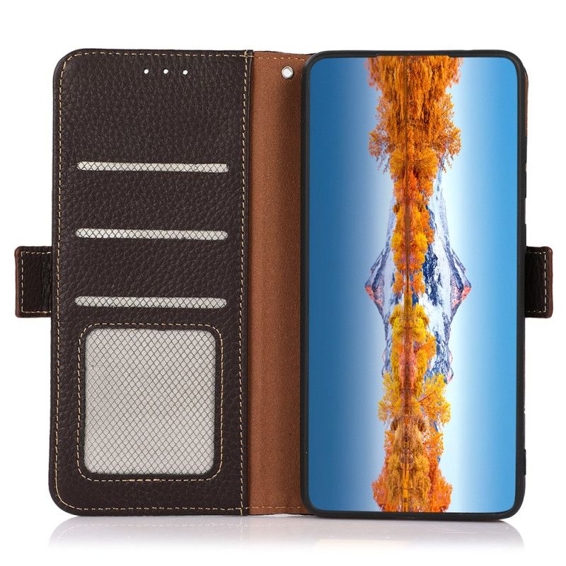 Folio-hoesje Oneplus 13r Khazneh Leer Rfid-bescherming