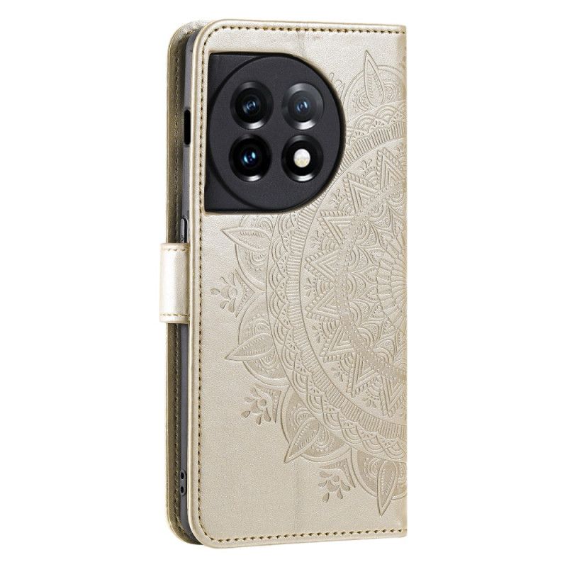 Folio-hoesje Oneplus 13r Telefoonhoesje Mandala Zon