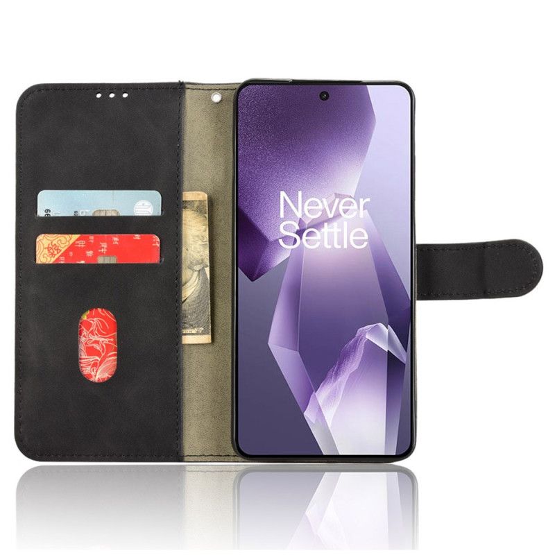 Folio-hoesje Oneplus 13r Telefoonhoesje Suède-stijl