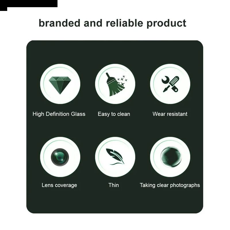 Lensbeschermer Van Gehard Glas Voor Oneplus 13r (zwarte Versie)