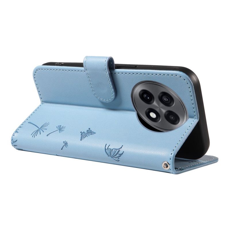 Leren Hoesje Oneplus 13r Paardenbloembandje