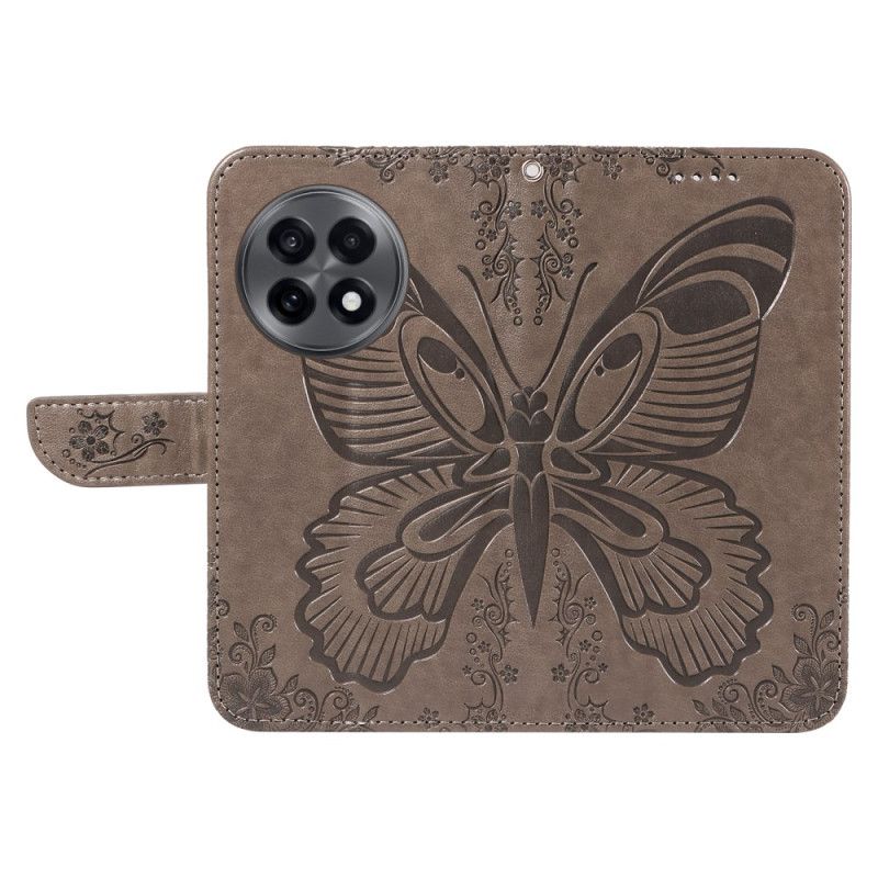 Leren Hoesje Voor Oneplus 13r Portemonnee Met Vlinderdesign