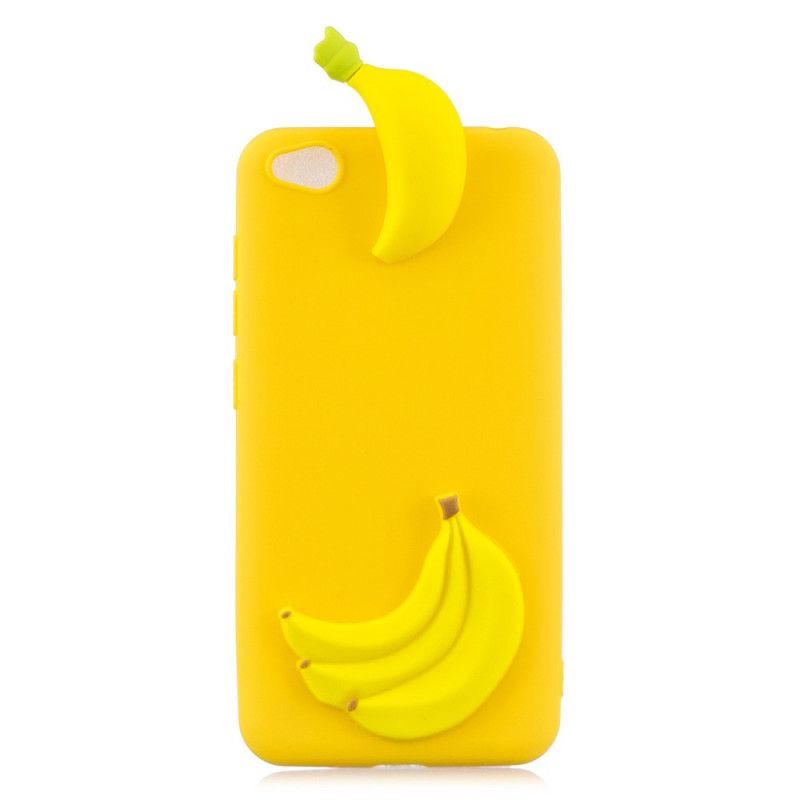 Hoesje Xiaomi Redmi Go 3D Banaan