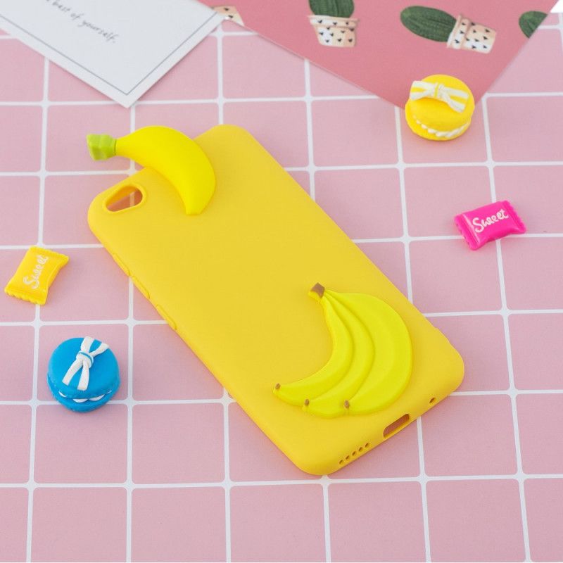 Hoesje Xiaomi Redmi Go 3D Banaan