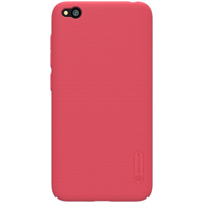 Hoesje Xiaomi Redmi Go Rood Zwart Stijve Frosted Nillkin