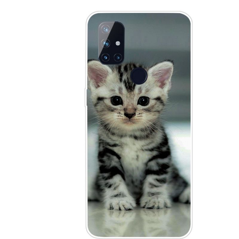 Case Hoesje OnePlus Nord N10 Telefoonhoesje Kitten Kitten