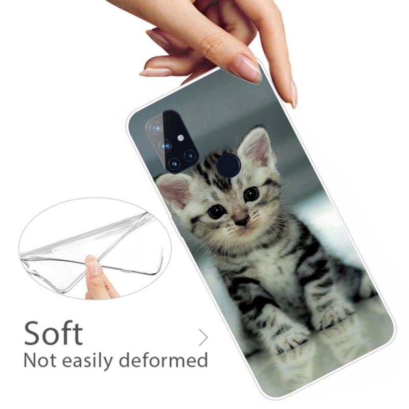 Case Hoesje OnePlus Nord N10 Telefoonhoesje Kitten Kitten