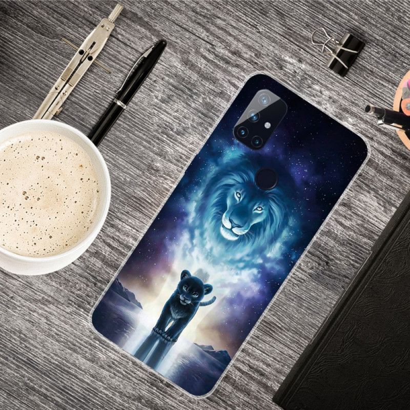 Case Hoesje OnePlus Nord N10 Telefoonhoesje Leeuwenwelp