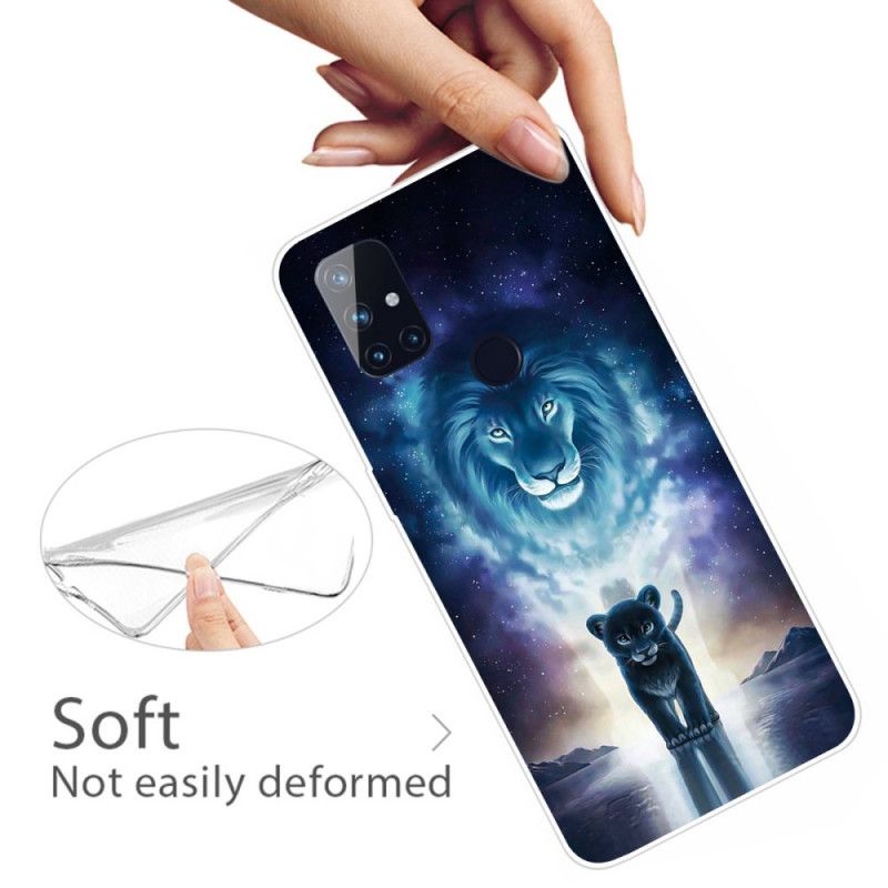 Case Hoesje OnePlus Nord N10 Telefoonhoesje Leeuwenwelp