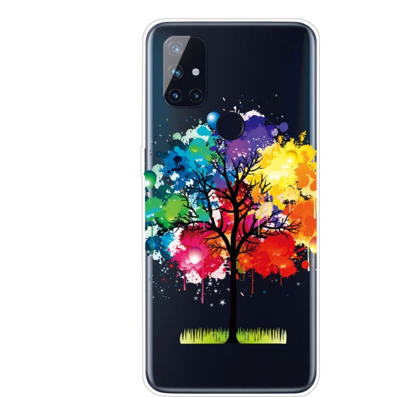 Case Hoesje OnePlus Nord N10 Telefoonhoesje Transparante Aquarelboom