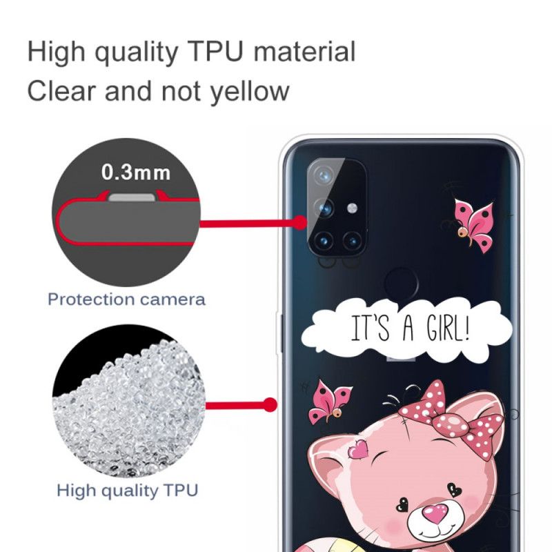 Cover Hoesje OnePlus Nord N10 Telefoonhoesje Het Is Een Meisje