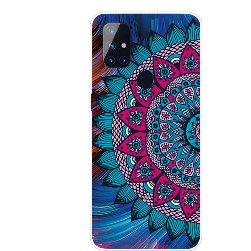 Cover Hoesje OnePlus Nord N10 Telefoonhoesje Kleurrijke Mandala