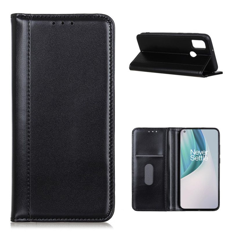 Folio-hoesje OnePlus Nord N10 Rood Zwart Premium Splitleer