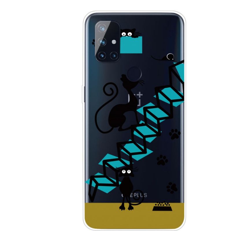 Hoesje OnePlus Nord N10 Grappige Katten