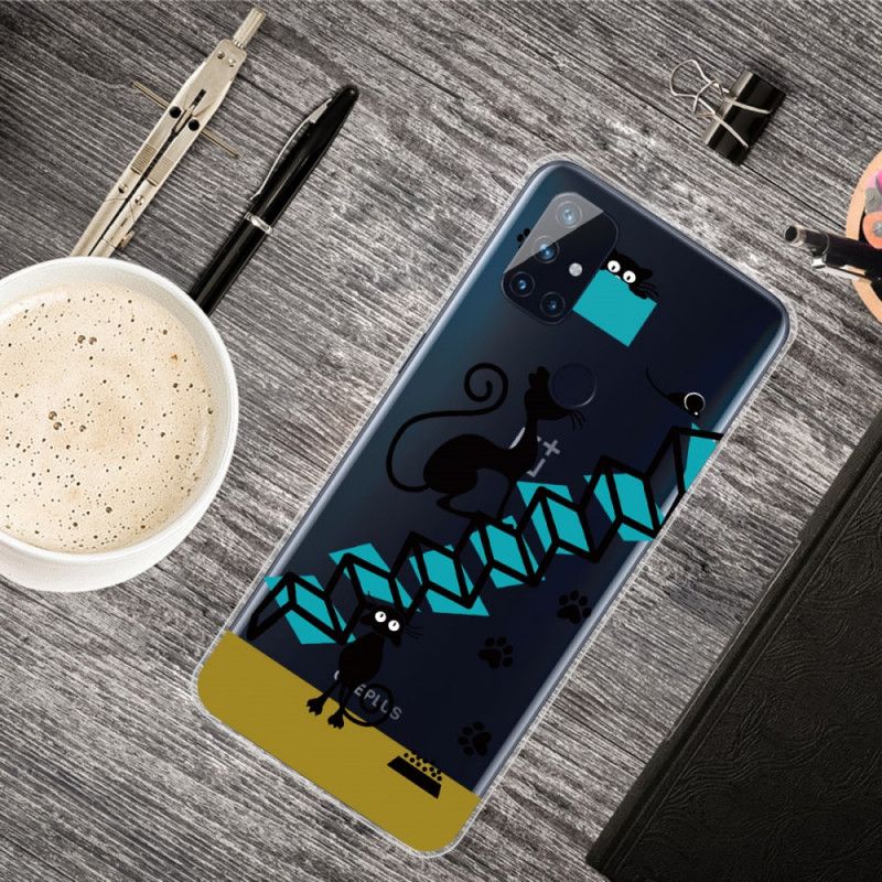 Hoesje OnePlus Nord N10 Grappige Katten