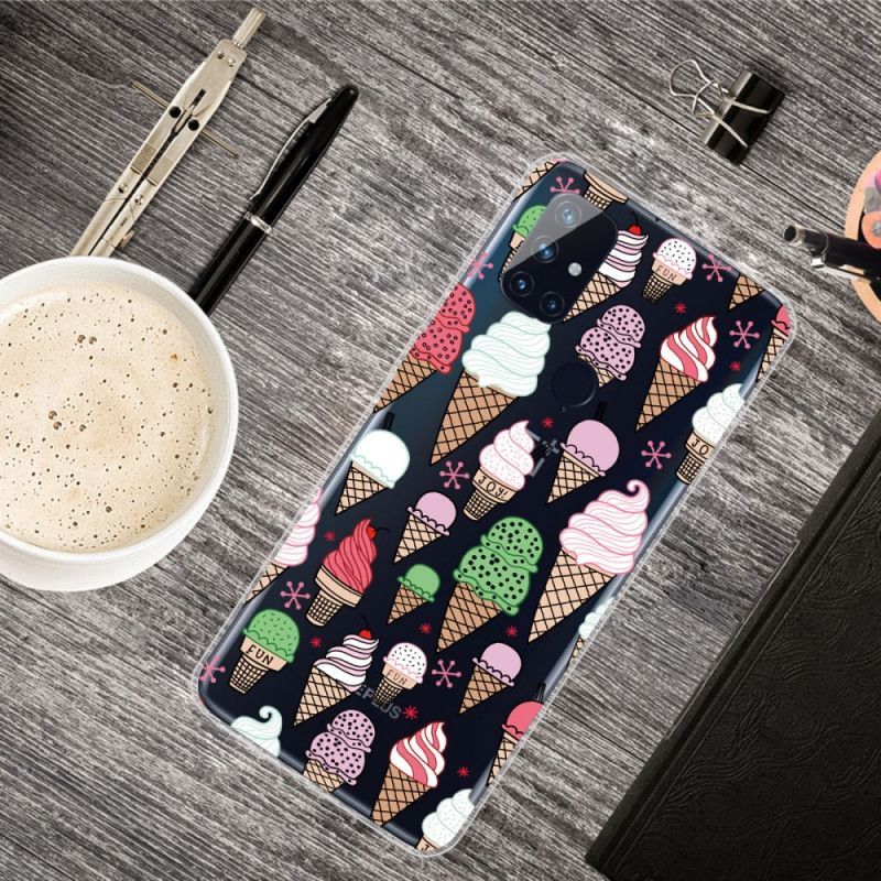 Hoesje OnePlus Nord N10 Roomijs