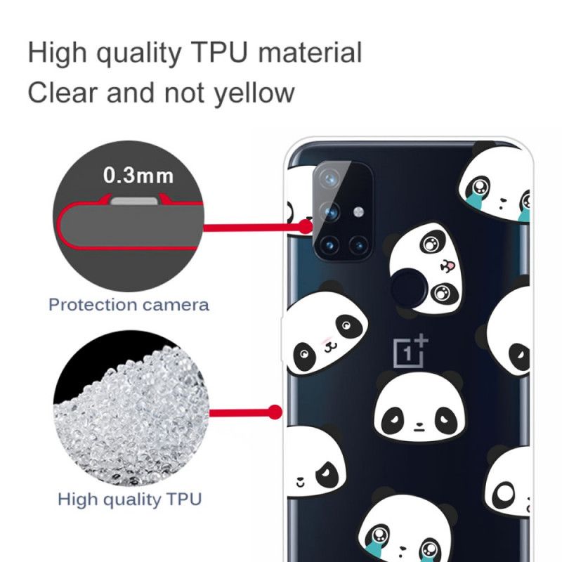 Hoesje OnePlus Nord N10 Sentimentele Panda'S