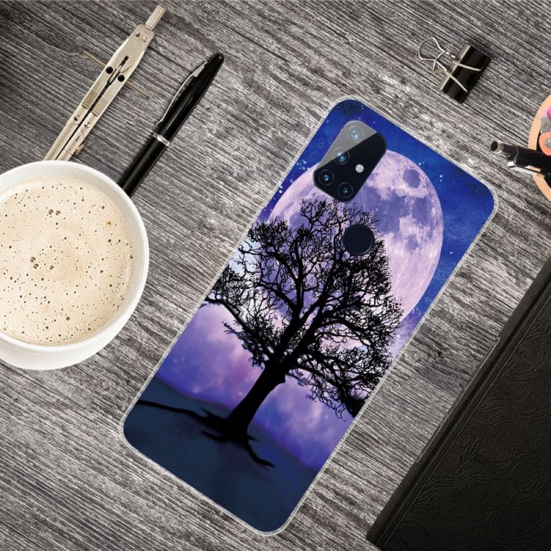 Hoesje OnePlus Nord N10 Telefoonhoesje Boom En Maan