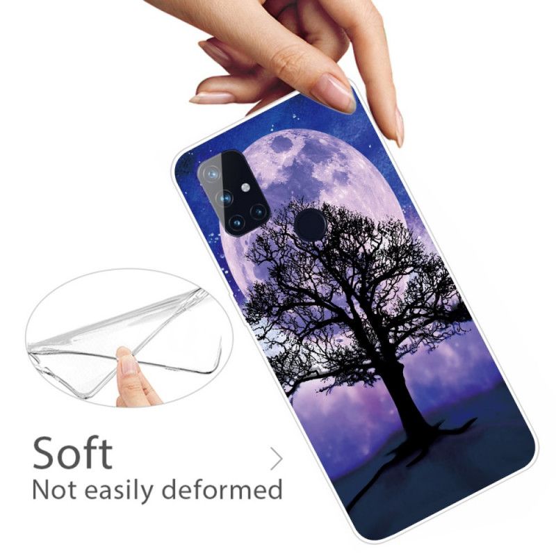 Hoesje OnePlus Nord N10 Telefoonhoesje Boom En Maan