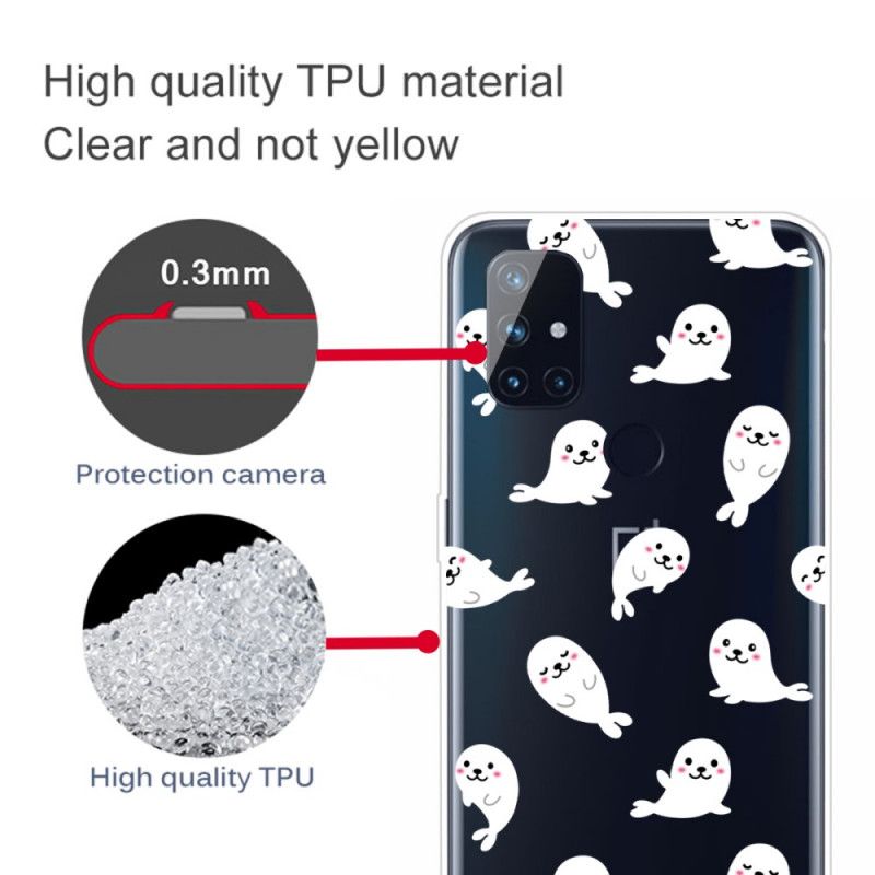Hoesje OnePlus Nord N10 Top Zeeleeuwen