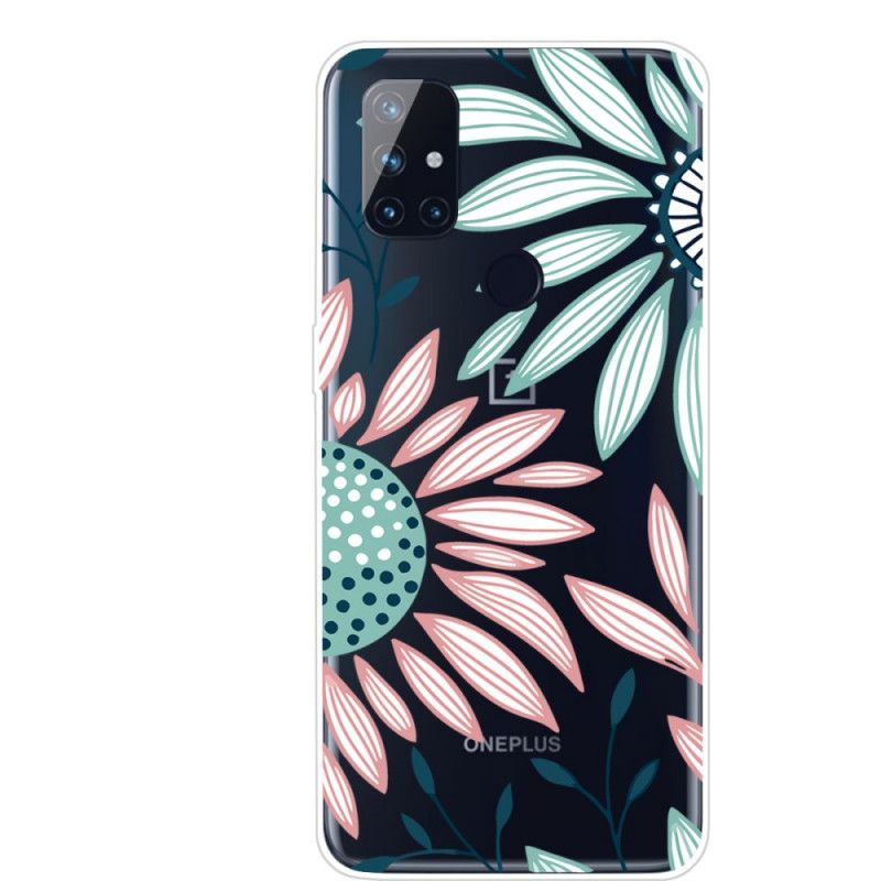 Hoesje OnePlus Nord N10 Transparant Een Bloem