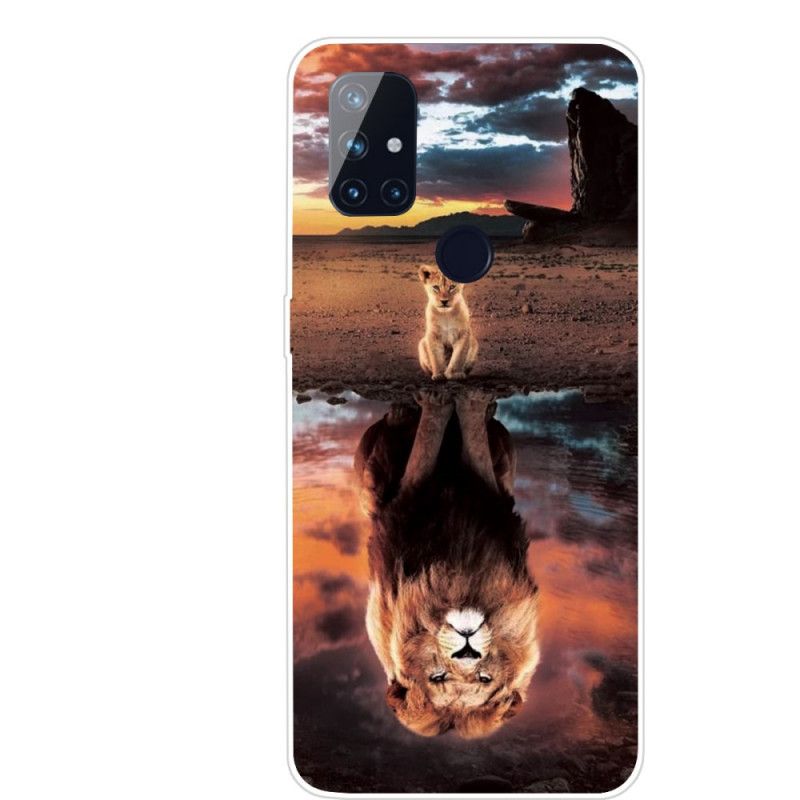 Hoesje voor OnePlus Nord N10 Leeuwenwelpje Droom
