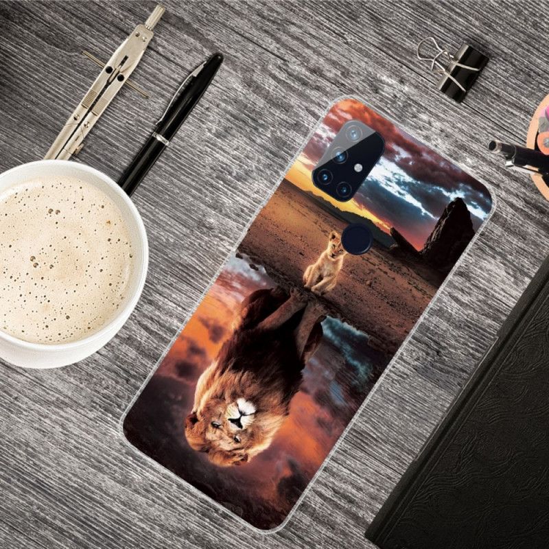 Hoesje voor OnePlus Nord N10 Leeuwenwelpje Droom
