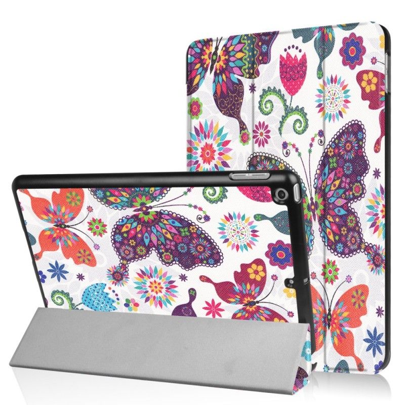 Cover Folio-hoesje iPad (9.7") Telefoonhoesje Vlinders En Bloemen