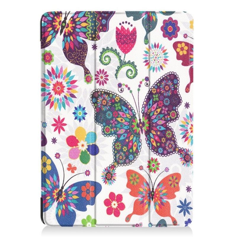 Cover Folio-hoesje iPad (9.7") Telefoonhoesje Vlinders En Bloemen