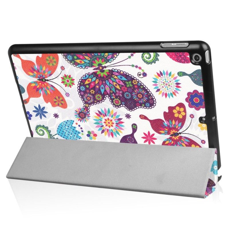 Cover Folio-hoesje iPad (9.7") Telefoonhoesje Vlinders En Bloemen