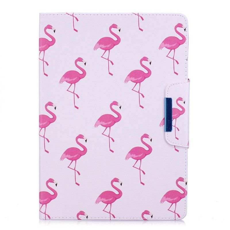 Leren Hoesje iPad (9.7") Flamingo'S