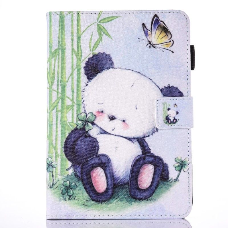 Leren Hoesje voor iPad (9.7") Romantische Panda