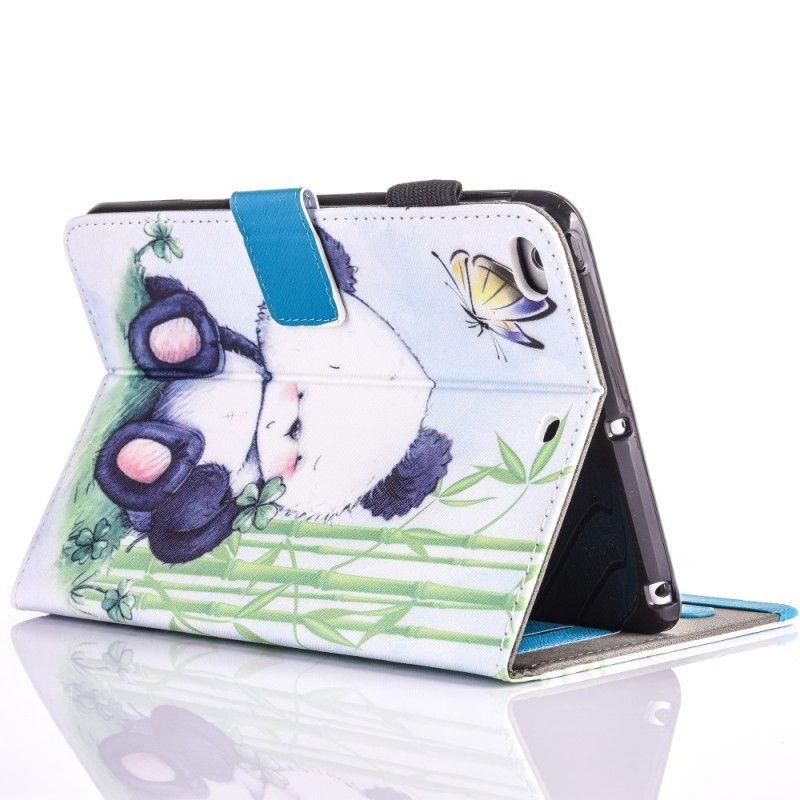 Leren Hoesje voor iPad (9.7") Romantische Panda