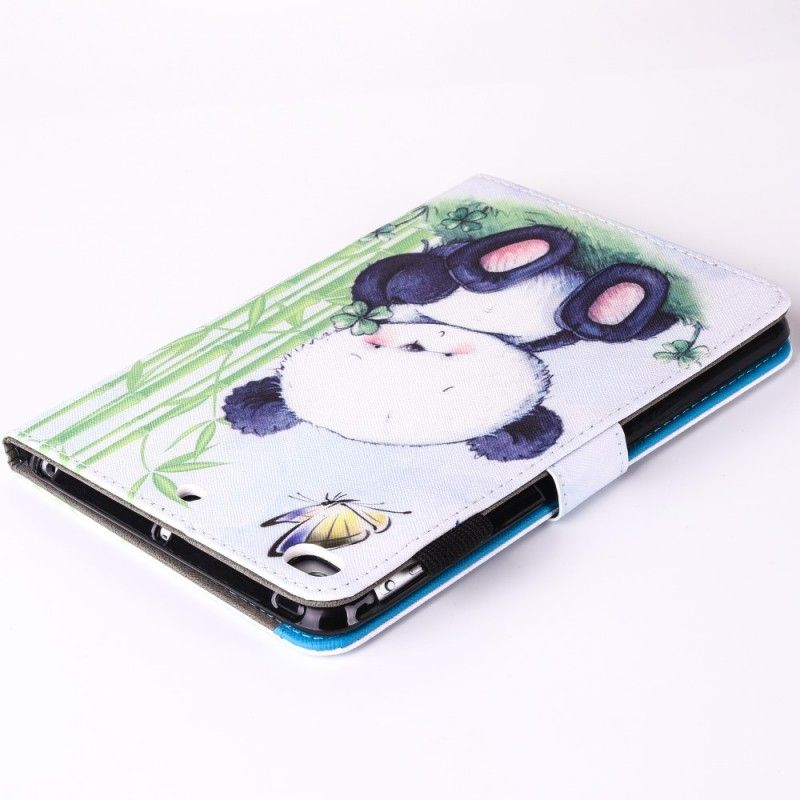 Leren Hoesje voor iPad (9.7") Romantische Panda