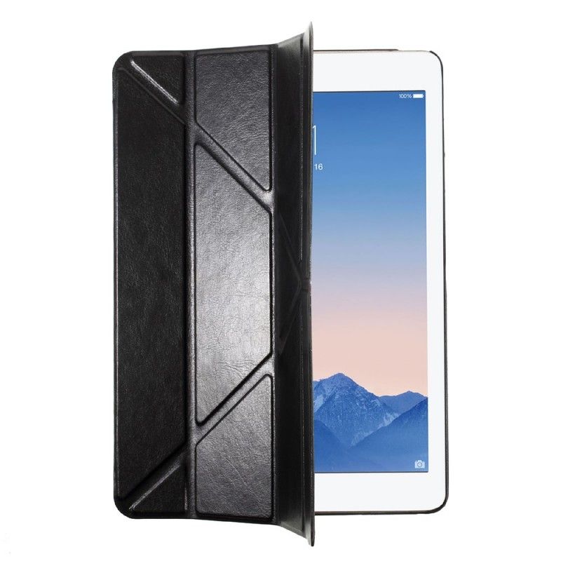 Smart Case iPad (9.7") Wit Zwart Origami Kunstleer