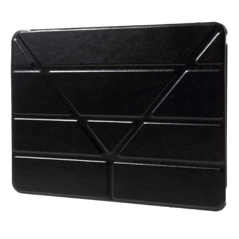 Smart Case iPad (9.7") Wit Zwart Origami Kunstleer