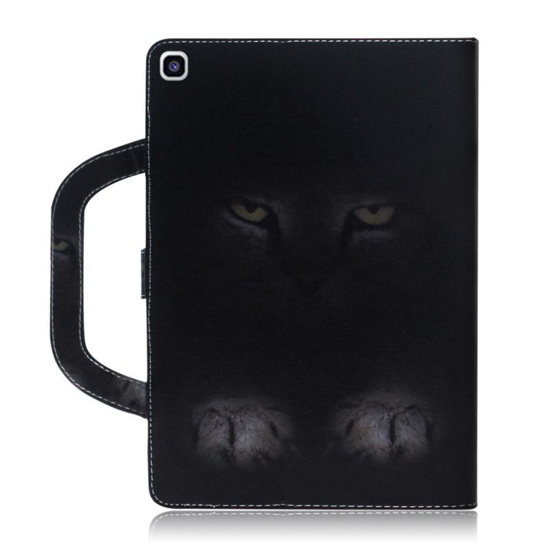 Bescherming Hoesje Samsung Galaxy Tab A 8" (2019) Telefoonhoesje Kattenogen Met Handvat