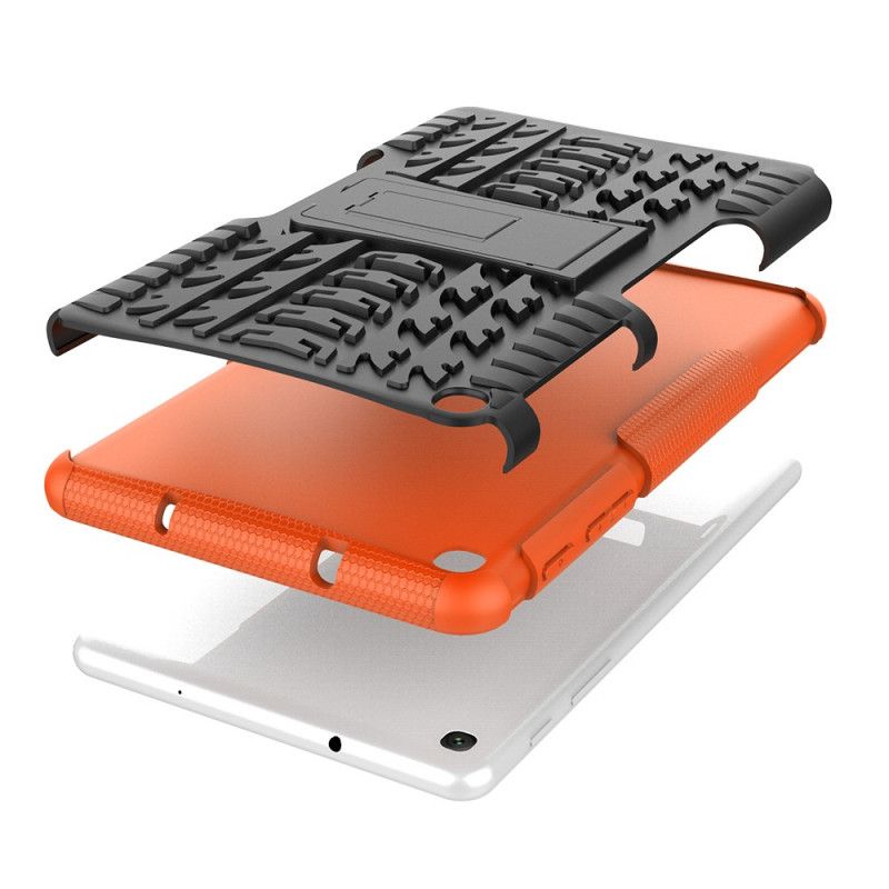 Case Hoesje Samsung Galaxy Tab A 8" (2019) Wit Zwart Telefoonhoesje Ultrabestendig