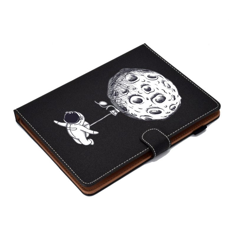 Cover Folio-hoesje Samsung Galaxy Tab A 8" (2019) Telefoonhoesje Astronaut Op De Maan