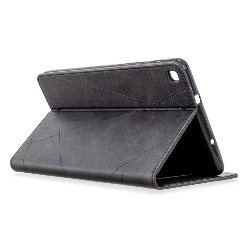 Cover Samsung Galaxy Tab A 8" (2019) Grijs Zwart Geometrische Vormen