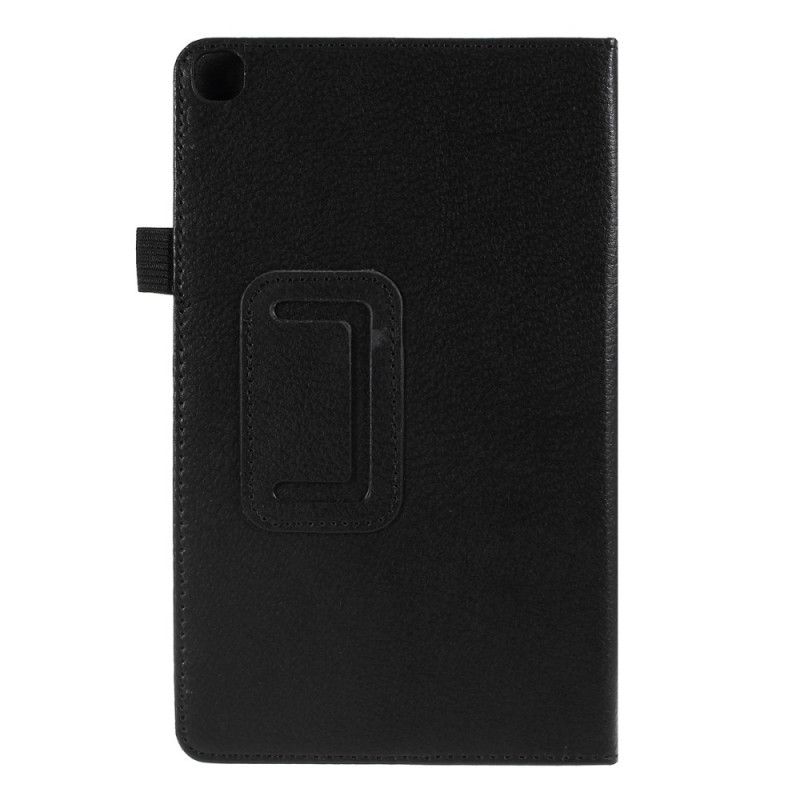 Cover Samsung Galaxy Tab A 8" (2019) Wit Zwart Enkele Regels