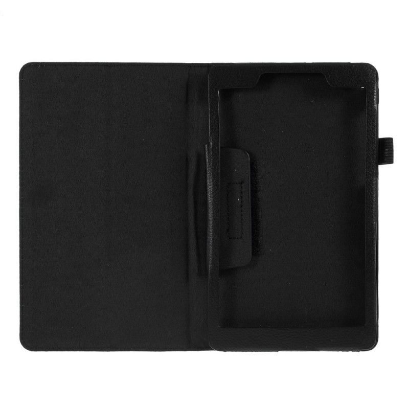 Cover Samsung Galaxy Tab A 8" (2019) Wit Zwart Enkele Regels