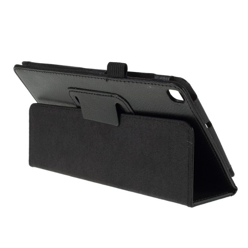 Cover Samsung Galaxy Tab A 8" (2019) Wit Zwart Enkele Regels