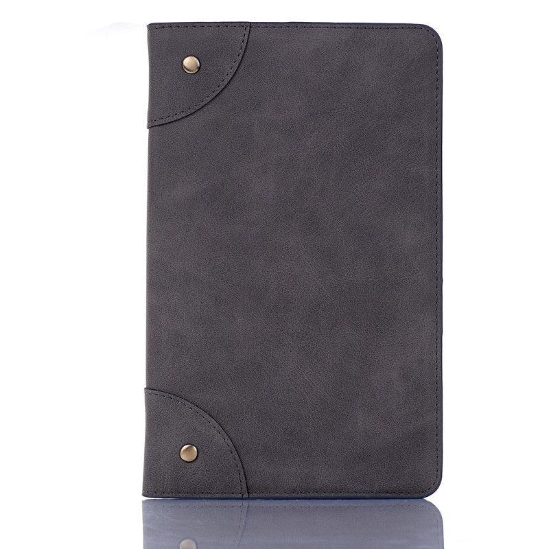 Cover voor Samsung Galaxy Tab A 8" (2019) Grijs Zwart Retro-Stijl