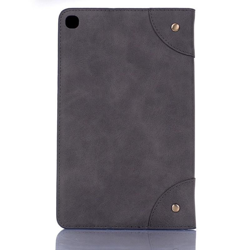 Cover voor Samsung Galaxy Tab A 8" (2019) Grijs Zwart Retro-Stijl