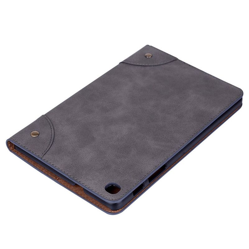 Cover voor Samsung Galaxy Tab A 8" (2019) Grijs Zwart Retro-Stijl