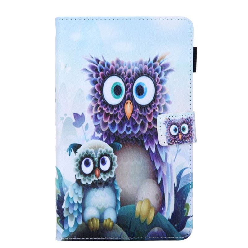 Flip Case Leren Samsung Galaxy Tab A 8" (2019) Bange Uil