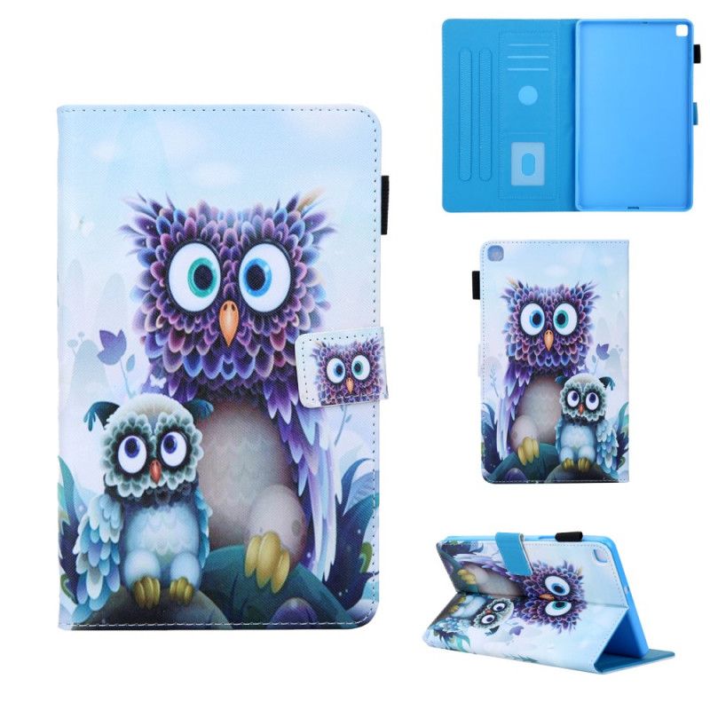 Flip Case Leren Samsung Galaxy Tab A 8" (2019) Bange Uil