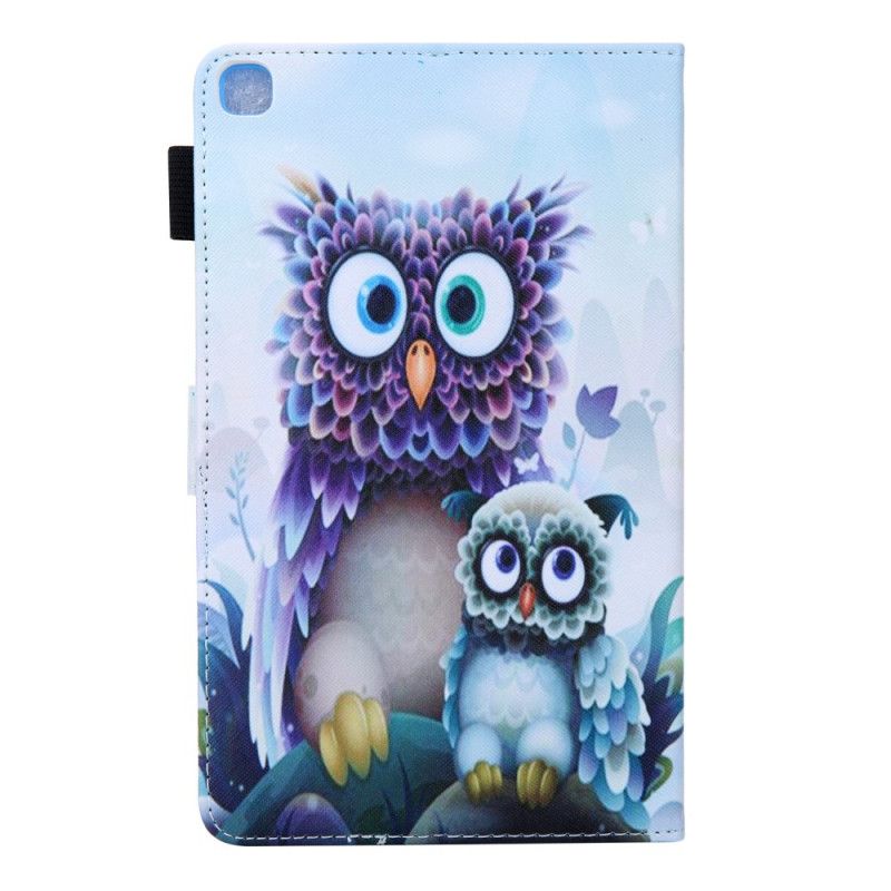 Flip Case Leren Samsung Galaxy Tab A 8" (2019) Bange Uil